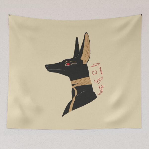 Item preview, Anubis god of ancient Egypt designed and sold by ladstudio.