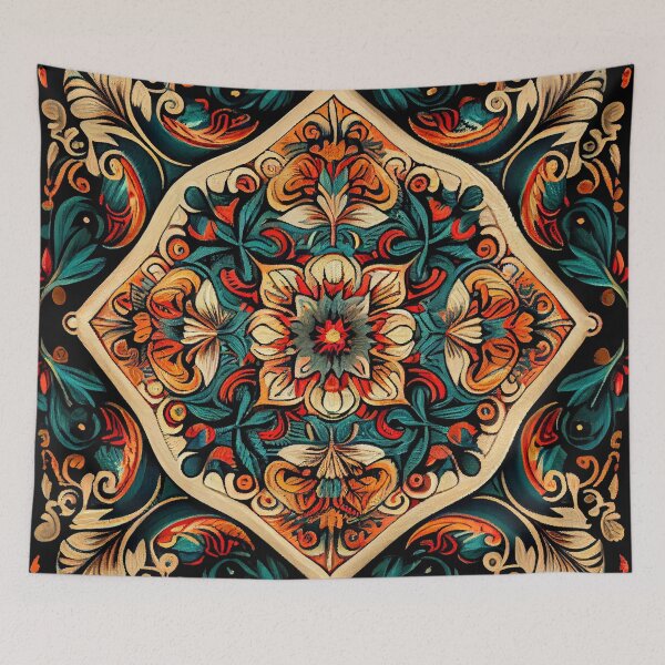 Item preview, Exotic Traditional Pattern Digital Painting designed and sold by CodeAndColors.