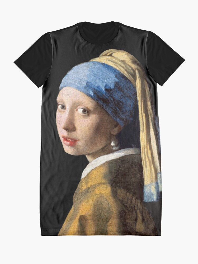 Vermeer's Girl with a Pearl Earring Sticker for Sale by Dodi Ballada