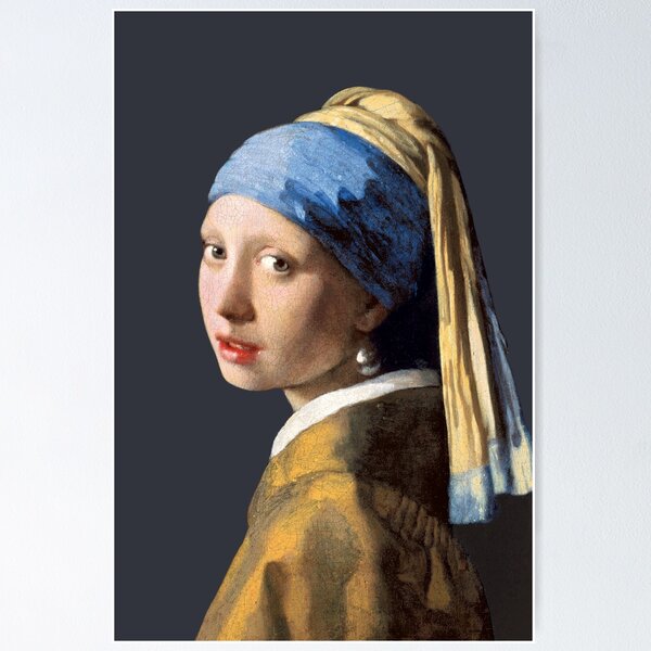 Vermeer's Girl with a Pearl Earring Poster