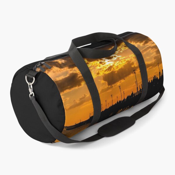 Item preview, The magnificent historic Palanga Bridge on the Baltic Sea at sunset in Lithuania designed and sold by AlbertMi.