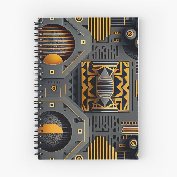 Item preview, Designer Industrial Pattern Digital Painting designed and sold by CodeAndColors.