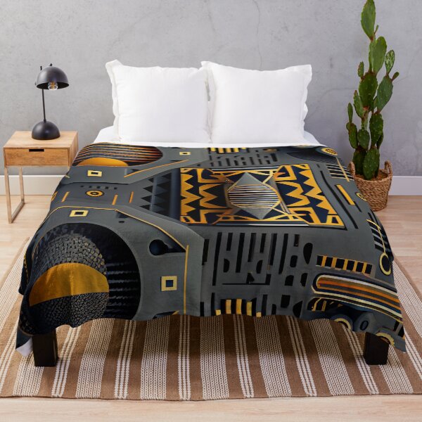 Item preview, Designer Industrial Pattern Digital Painting designed and sold by CodeAndColors.