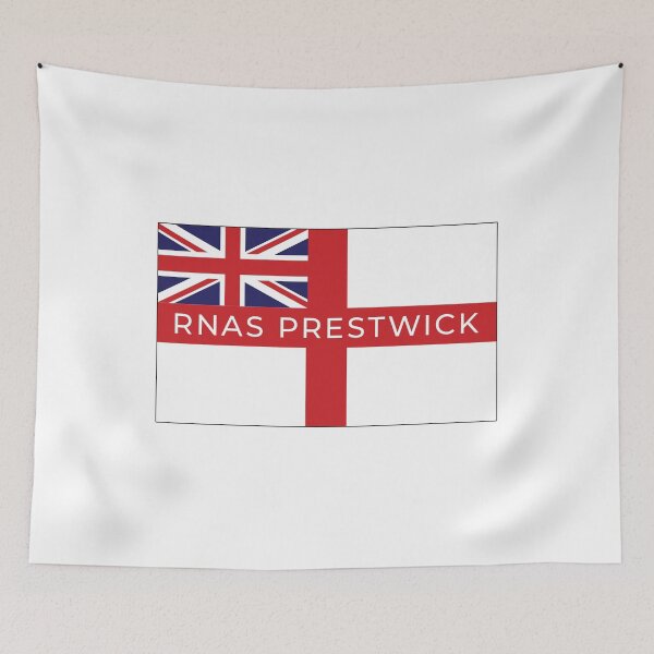 Item preview, RNAS Prestwick On British White Ensign - British Navy Air Station designed and sold by Stuart Jones.