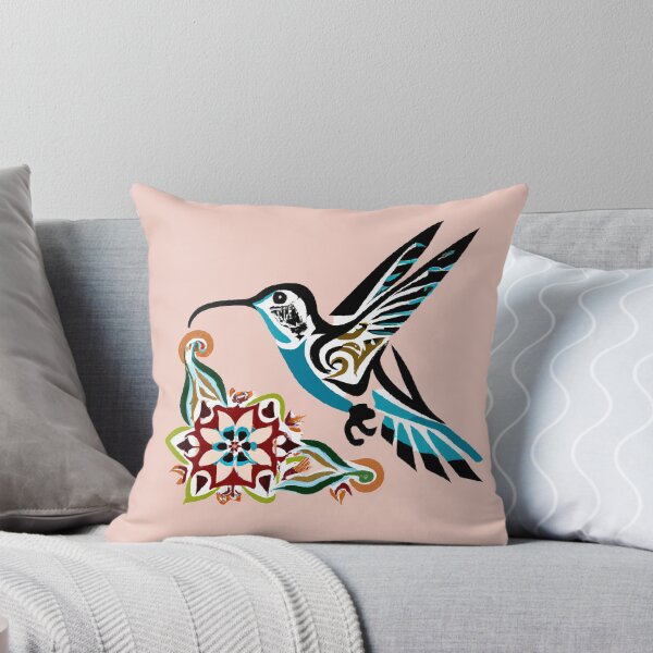 Item preview, Hummingbird over a Flower Native Design designed and sold by GrizzlyMountain.