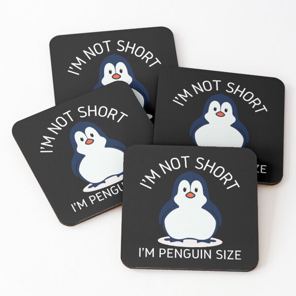 Item preview, I'm Not Short I'm Penguin Size Cute Penguin Lovers designed and sold by cimibaka25.