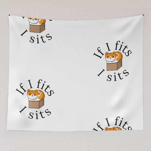 Item preview, If I fits, I sits: box cat designed and sold by NekoMochiXD.