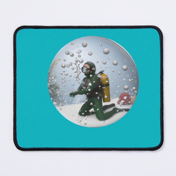 Item preview, A scuba diver in a snow globe designed and sold by Vividy.