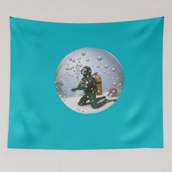 Item preview, A scuba diver in a snow globe designed and sold by Vividy.