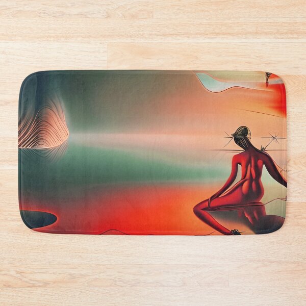 Item preview, 'Woman Bathing" Abstract Art Painting Digital Art designed and sold by Gogmagosh.