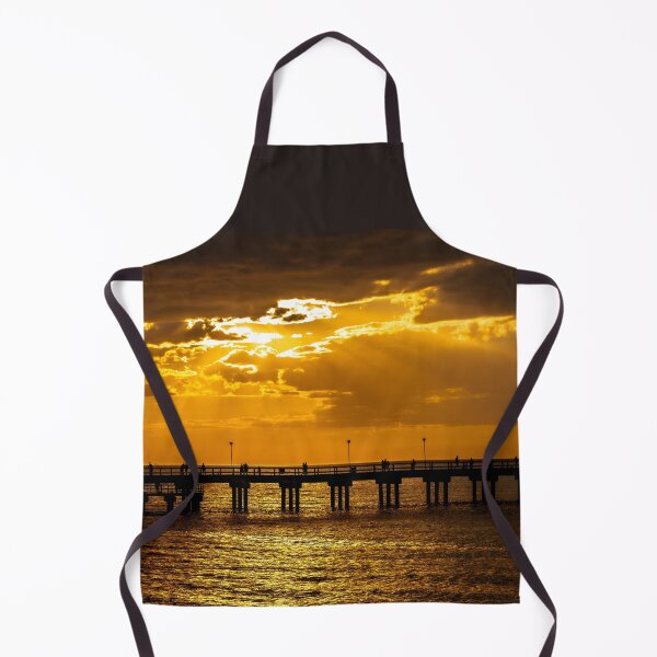 Item preview, The magnificent historic Palanga Bridge on the Baltic Sea at sunset in Lithuania designed and sold by AlbertMi.