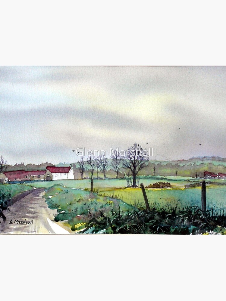 Thumbnail 2 of 2, Greeting Card, On the Road to Grassmoor designed and sold by treeman.