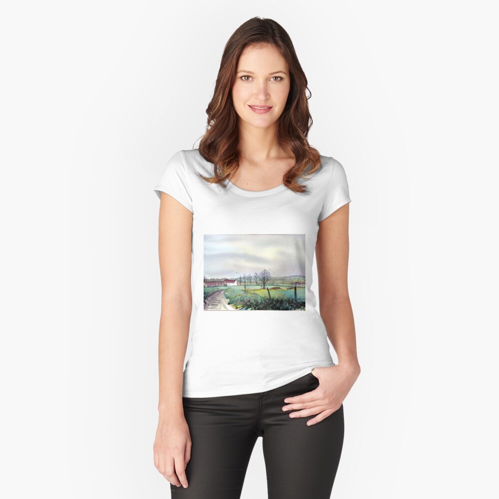 Item preview, Fitted Scoop T-Shirt designed and sold by treeman.