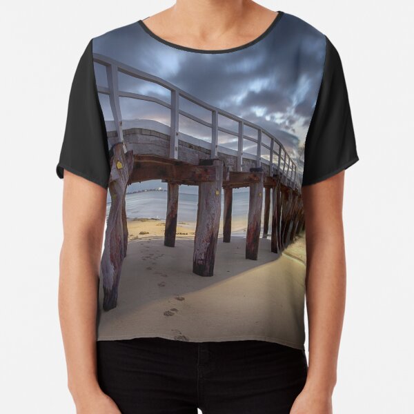 Point Lonsdale Pier Chiffon Top