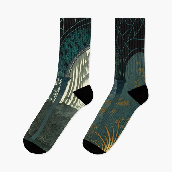 Artikelvorschau, Tropical Jungle Art Nouveau Wanddesign-Serie entworfen und verkauft von SenkiAlphonse.