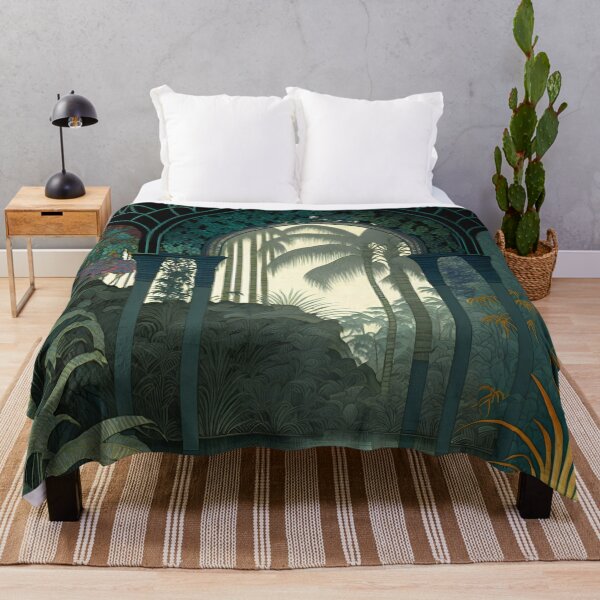 Artikelvorschau, Tropical Jungle Art Nouveau Wanddesign-Serie entworfen und verkauft von SenkiAlphonse.