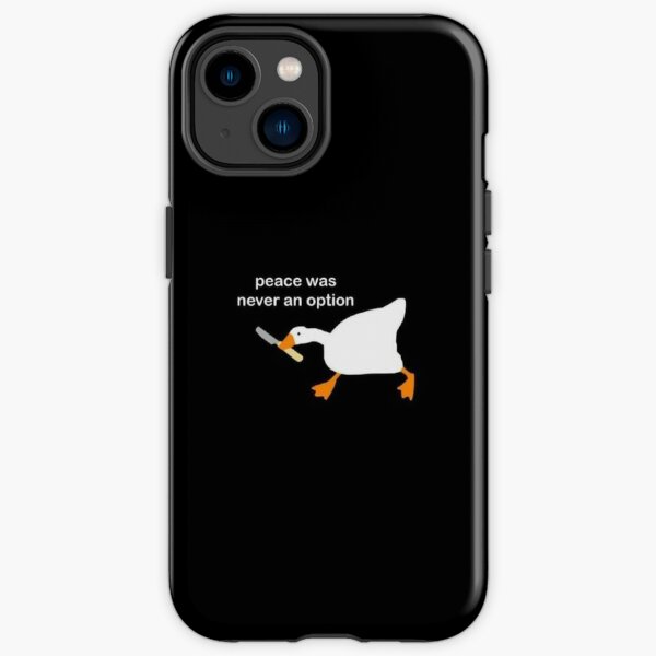 Duck with a Knife - Peace Was Never an Option iPhone Tough Case