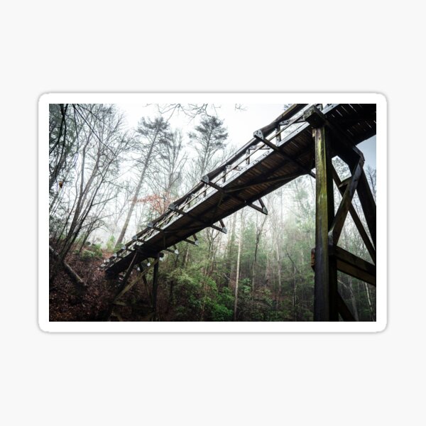 Bridge Across the Water Sticker