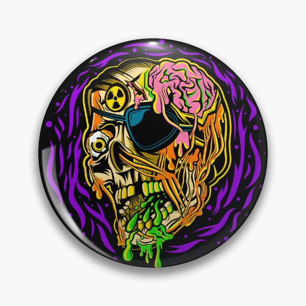 Item preview, Radioactive Skull designed and sold by TioPhil.