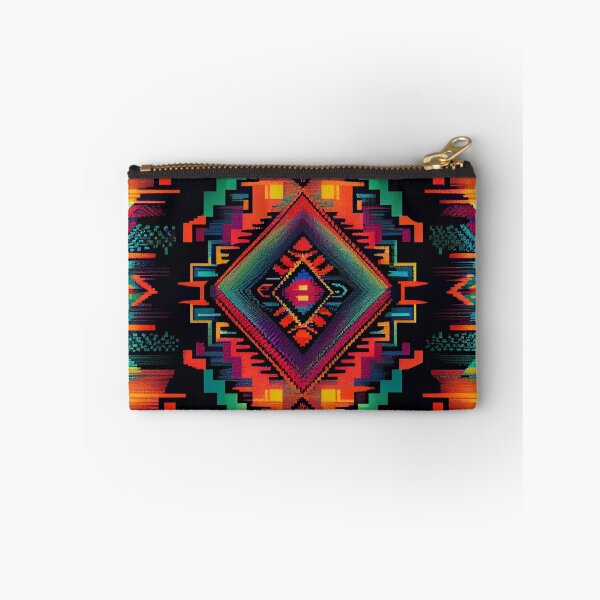 Item preview, Rainbow Southwestern Pattern Digital Painting designed and sold by CodeAndColors.