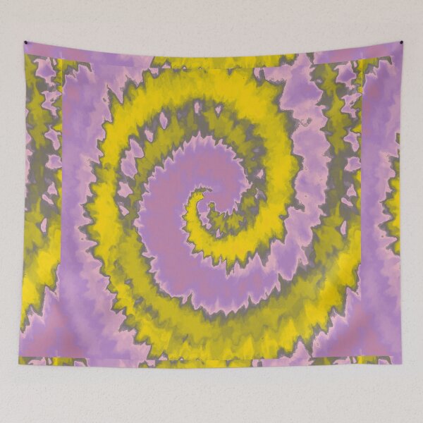 Item preview, Colorful Swirl in Purple & Yellow Color Shade Pattern 76 designed and sold by Manal-Patterns.