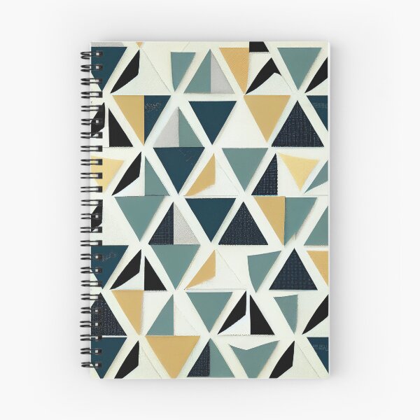 Item preview, Futuristic Elegant Muted Triangular Minimalist Pattern Digital Painting designed and sold by CodeAndColors.