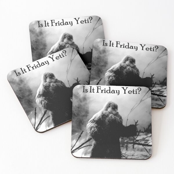 Item preview, Yeti Art Is It Friday Yeti? designed and sold by ohwhaleeatcake.