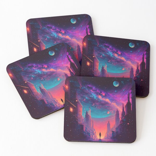 Item preview, Fantasy City Skies II designed and sold by lugillustration.