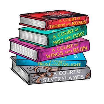 Artwork thumbnail, ACOTAR Books Vinyl Sticker by BestArtDZ