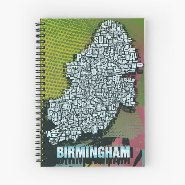 Item preview, Birmingham Type Map Bullring Art16 designed and sold by TypeMaps.