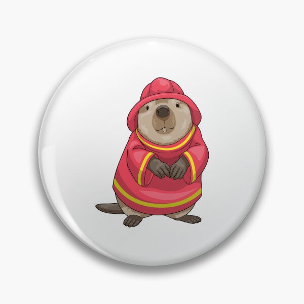 Item preview, Beaver Firefighter Fire helmet Fire department designed and sold by Snabdesign84.