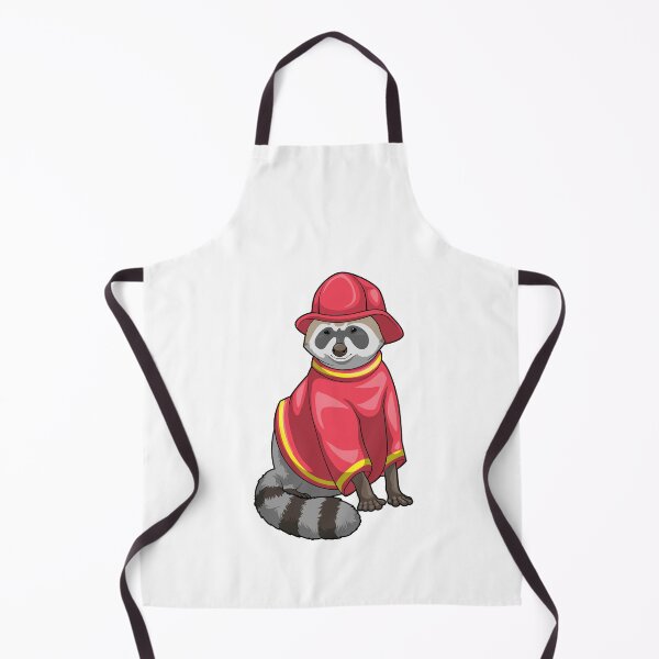 Item preview, Racoon Firefighter Fire department designed and sold by Snabdesign84.