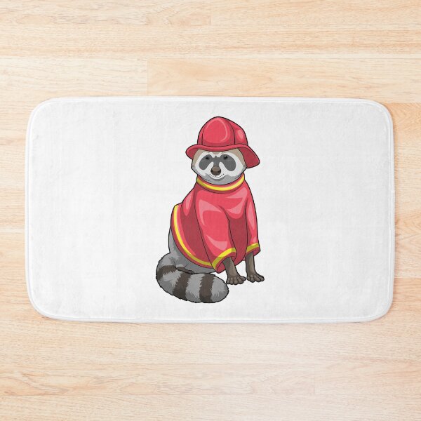 Item preview, Raccoon Firefighter Fire helmet Fire department designed and sold by Snabdesign84.