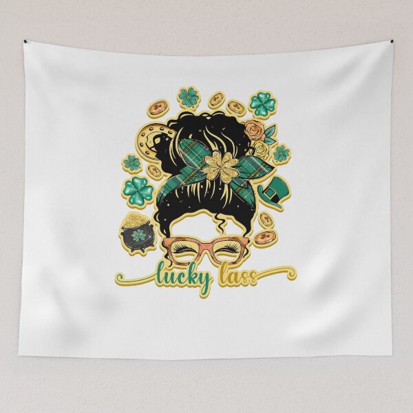Item preview, Lucky lass, funny st. Patrick’s day designed and sold by mwebba2005.