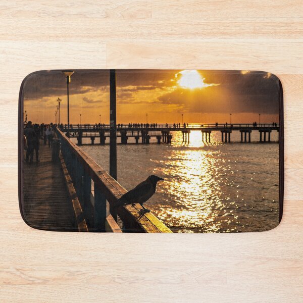 Item preview, The magnificent historic Palanga Bridge on the Baltic Sea at sunset in Lithuania designed and sold by AlbertMi.