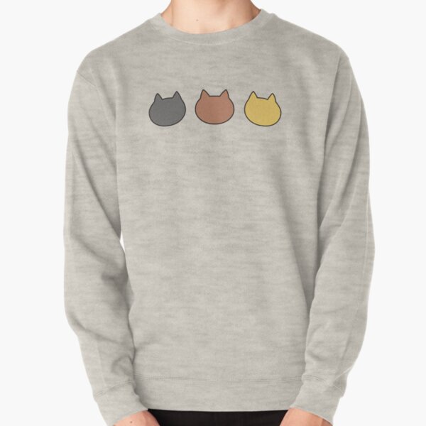 Un deux trois discount cat sweatshirt yellow