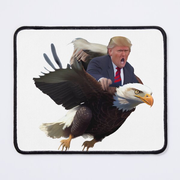 Item preview, Eagle-Riding Trump: A Political Satire designed and sold by UniqueDesignsC.