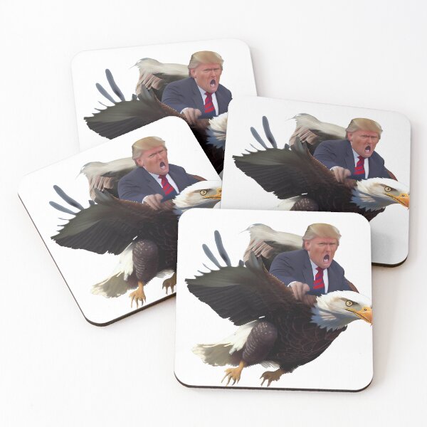 Item preview, Eagle-Riding Trump: A Political Satire designed and sold by UniqueDesignsC.