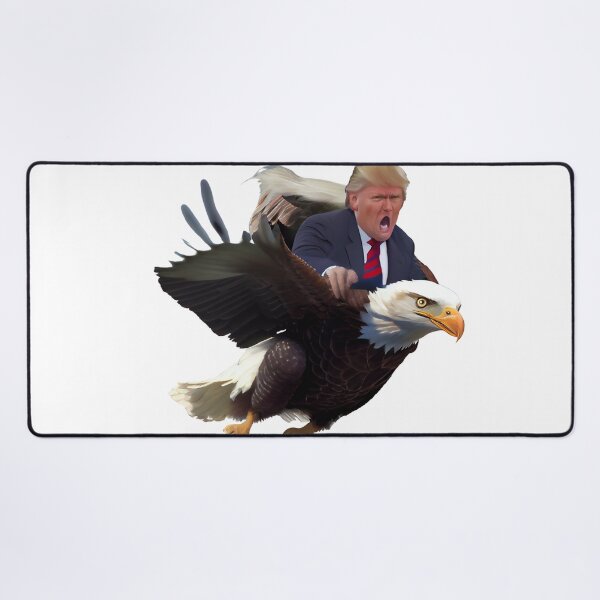 Item preview, Eagle-Riding Trump: A Political Satire designed and sold by UniqueDesignsC.