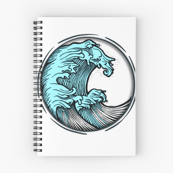 Item preview, Big wave - bleu  designed and sold by UNIX-G.