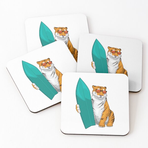 Item preview, Tiger Surfer Surfboard designed and sold by Snabdesign84.