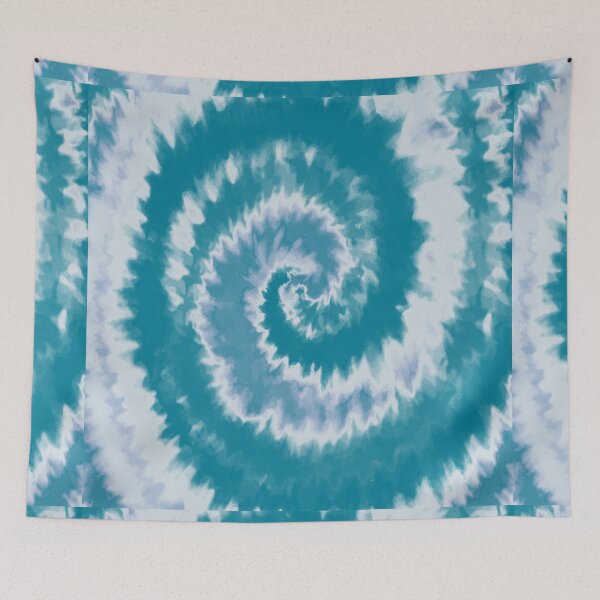 Item preview, Colorful Swirl in Blue & White Color Shade Pattern 78 designed and sold by Manal-Patterns.