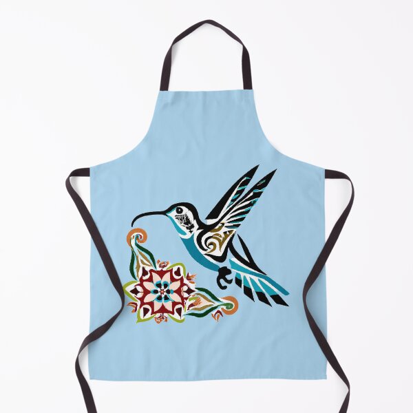 Item preview, Hummingbird over a Flower Native Design designed and sold by GrizzlyMountain.