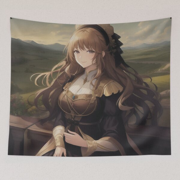 Item preview, anime girl is mona lisa designed and sold by andreastheone1.