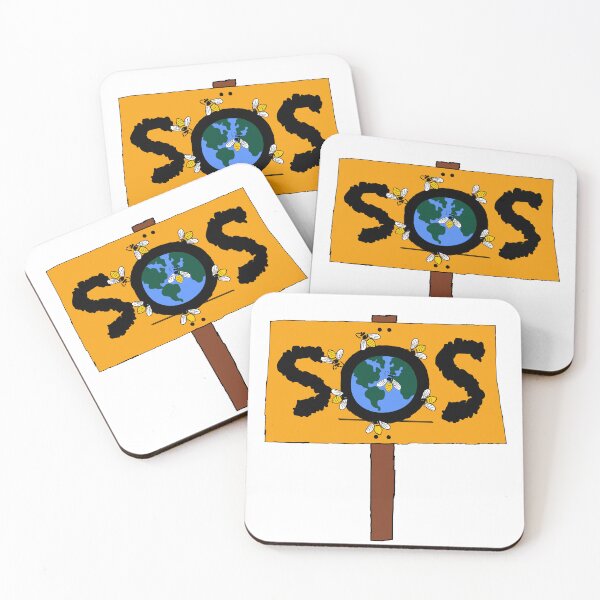 Item preview, SOS Bees - Planet Earth designed and sold by AufildHelen.