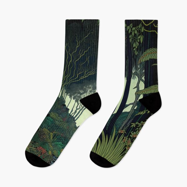 Artikelvorschau, Tropical Jungle Art Nouveau Wanddesign-Serie entworfen und verkauft von SenkiAlphonse.