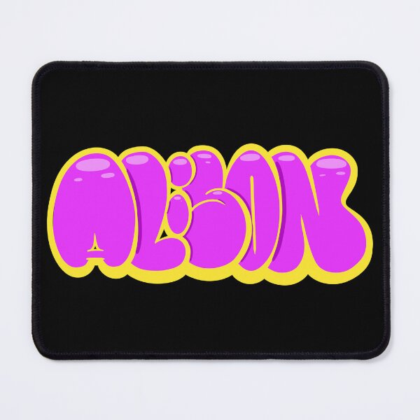 Item preview, Pink Alison Name Tag designed and sold by ArtByNabes.