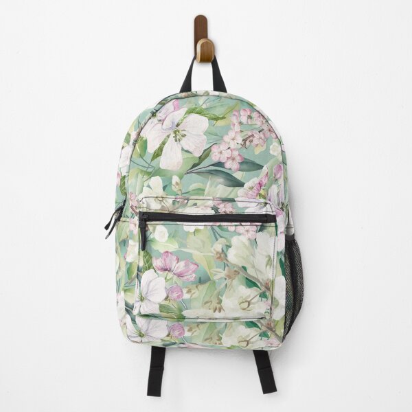 Item preview, Elegant Botanical White Purple Cosmos Flowers Watercolor Floral Art Pattern designed and sold by Cawaiico.