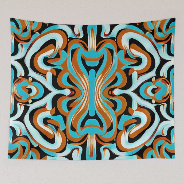 Item preview, Surreal Artistic Thick Energetic Simple Hollywood Chic Pattern Digital Painting designed and sold by CodeAndColors.
