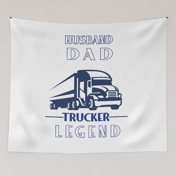 Item preview, Husband Dad Trucker Legend designed and sold by MerchSpot.